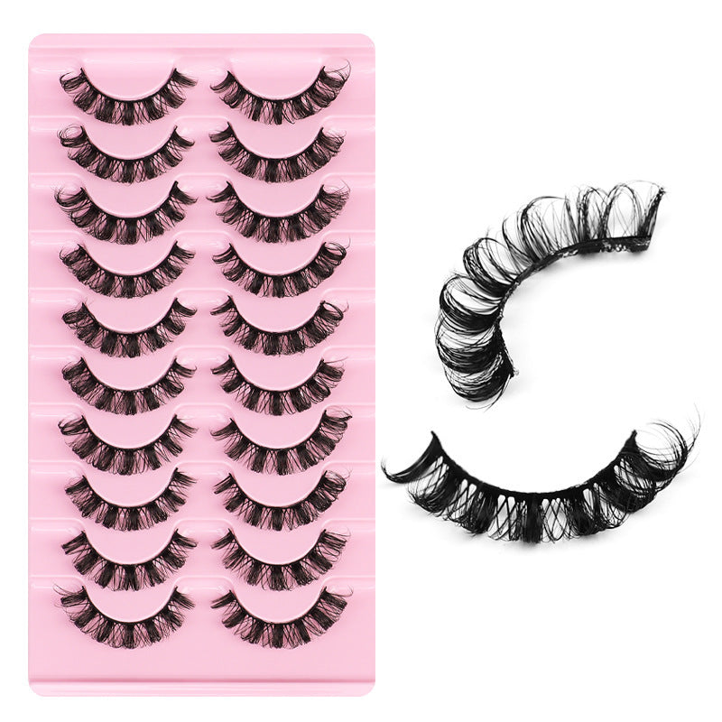False Eyelashes, DD Curve, Thick, Eyelash, Ten Pairs False Eyelashes, DD Curve, Thick, Eyelash, Ten Pairs